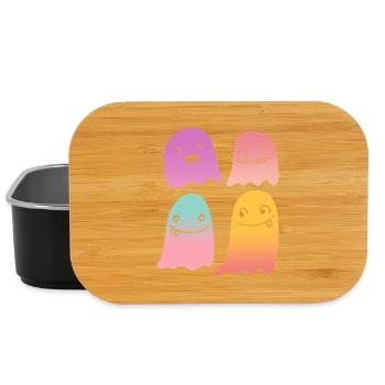 Pastell Geister  - Lunch Box - Schwarz - Vorne
