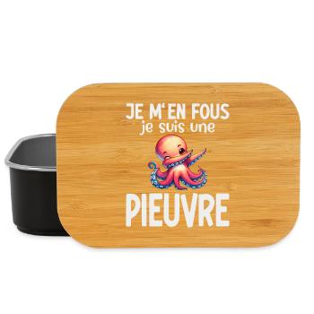 Oktopus Tupfen Meer Humor und niedliches Design - Lunch Box - Schwarz - Vorne