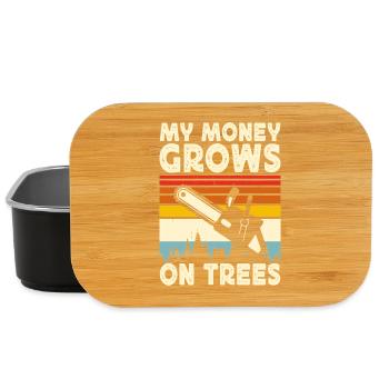 Funny Woodworker Woodworker Gift - Lunch Box - black - Front