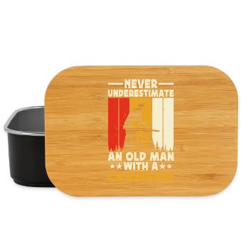 Funny Woodworker Woodworker Gift - Lunch Box - black - Front