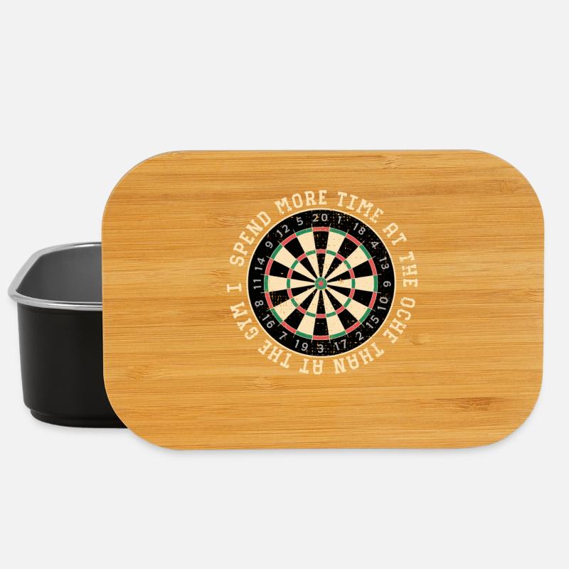 Dartboard Ring Zitat - Lunch Box - Schwarz