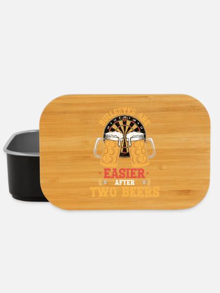 Zwei Biere Volltreffer - Lunch Box - Schwarz