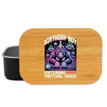 Birthday Gamer VR - Lunch Box - Schwarz - Vorne