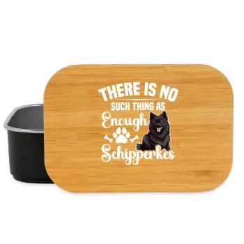 Il n’y a pas assez de Schipperkes - Boîte à goûter - noir - Devant
