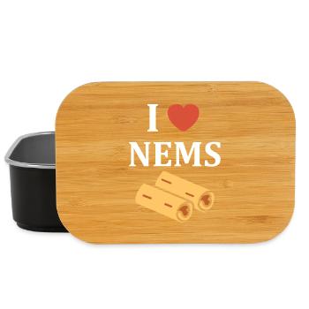 I like gourmet design nems - Lunch Box - black - Front