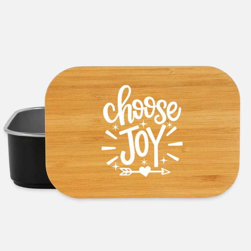 Wählen Sie Joy Inspirational - Lunch Box - Schwarz
