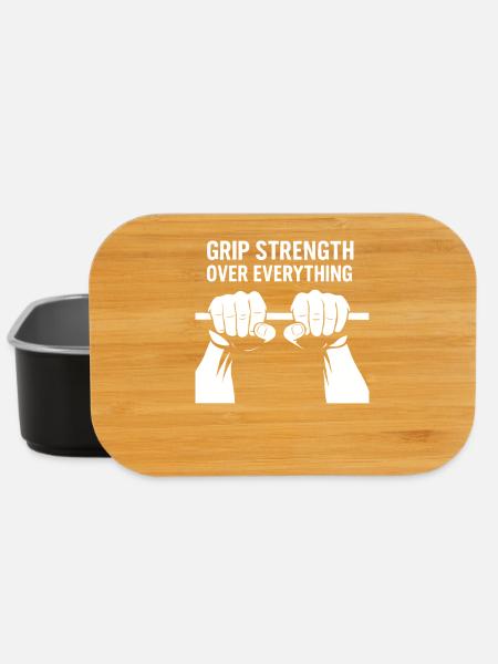 Griffstärke über alles Calisthenics Gym - Lunch Box - Schwarz