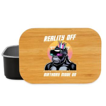 Birthday Gamer VR - Lunch Box - Schwarz - Vorne