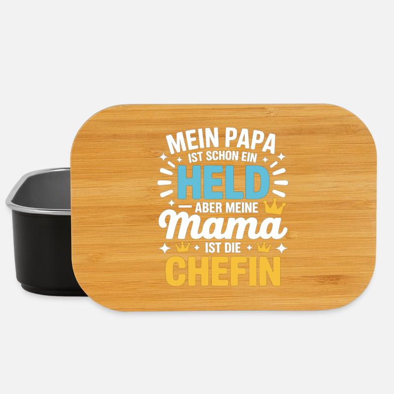 Mein Papa ist Held – aber Mama ist die Chefin - Lunch Box - Schwarz