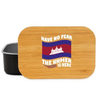 Cambodia Cambodian The Khmer Is Here - Lunch Box - black - Front