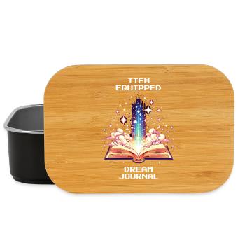 Dream Journal Equipped | Lucid dream, dreams - Lunch Box - black - Front