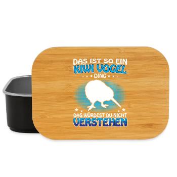 Ist ein Kiwi Vogel Ding Neuseeland Kiwi Vogel - Lunch Box - Schwarz - Vorne