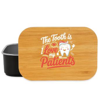 Zahnärztliche Liebe: Meine Patienten - Lunch Box - Schwarz - Vorne