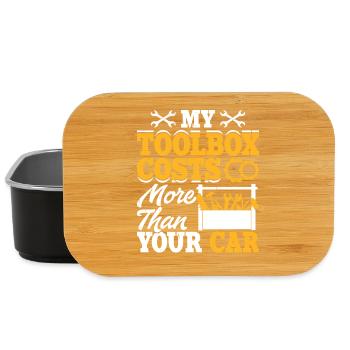 Mechanic Mechatronics Technician Screwdriver Gift - Lunch Box - black - Front