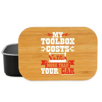 Mechanic Mechatronics Technician Screwdriver Gift - Lunch Box - black - Front