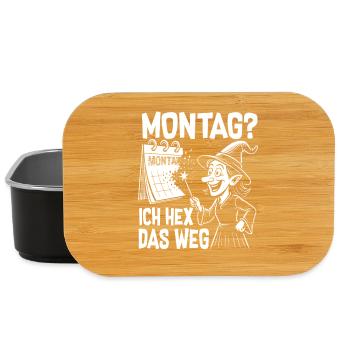 Monday I hex that way - Lunch Box - black - Front