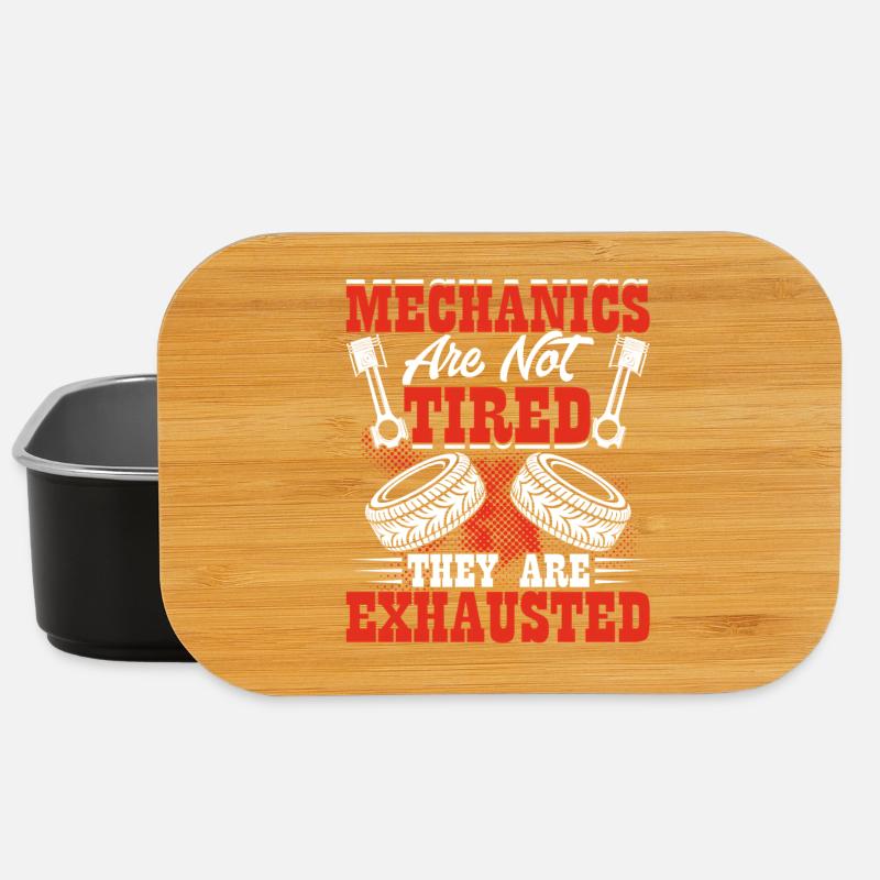 Mechaniker Mechatroniker Handwerker Geschenk - Lunch Box - Schwarz