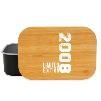 Limited Edition 2008 vintage anniversary design - Lunch Box - black - Front
