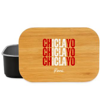 Chiclayo Peru, Peruvian pride - Lunch Box - black - Front