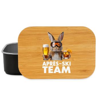Après-Ski Häschen Team - Lunch Box - Schwarz - Vorne