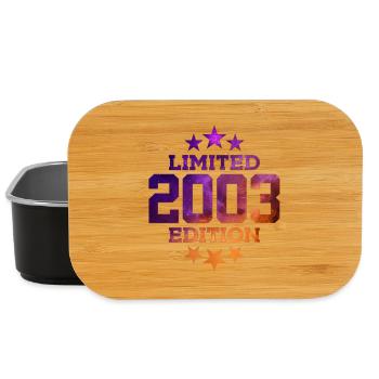 LIMITED EDITION 2003 23. GEBURTSTAG - Lunch Box - Schwarz - Vorne