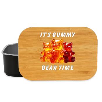 IT'S GUMMY BEAR TIME - Lunch Box - Schwarz - Vorne