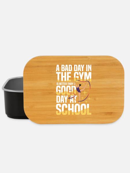  Ein Schlechter Tag Im Fitnessstudio Ist Besser - Lunch Box - Schwarz