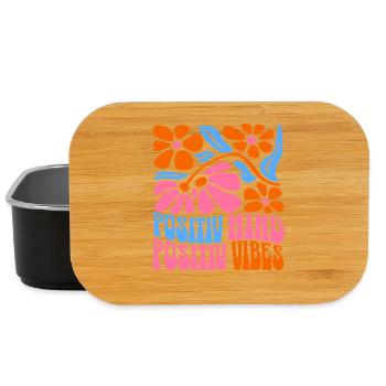 Positive Spirit Positive Vibes - Lunch Box - black - Front