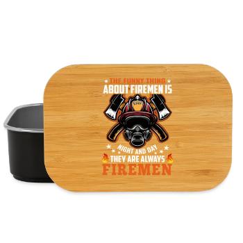 Fireman - Lunch Box - black - Front