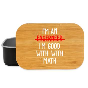 Math Math Math Teacher Mathematician - Lunch Box - black - Front