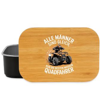 All men are the same, only the best will be - Lunch Box - black - Front