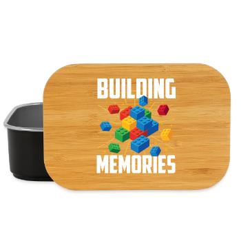 Building Memories Brick Builder Block Building - Lunch Box - black - Front