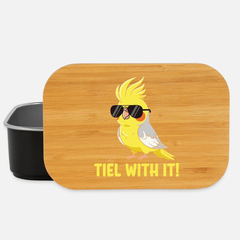 Nymphensittich Humor Vogel - Lunch Box - Schwarz