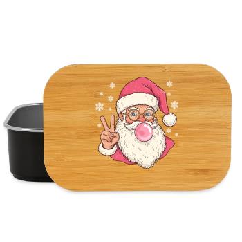 Gomme à mâcher du Père Noël - Boîte à goûter - noir - Devant