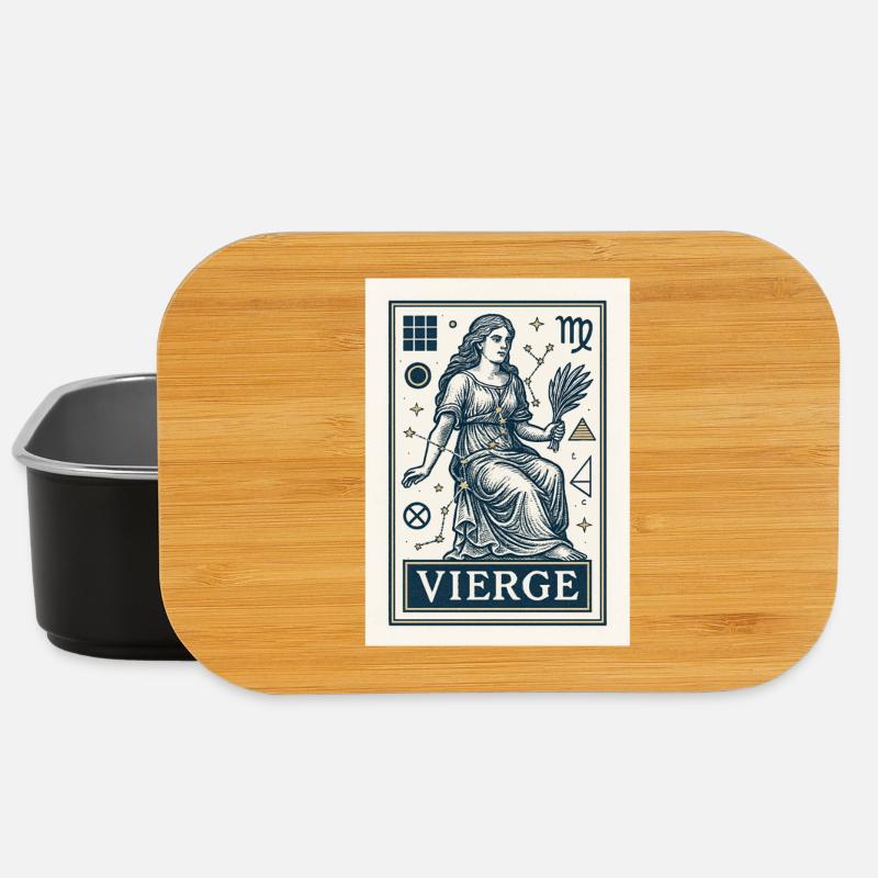 Signe astrologique de la Vierge - Astrologie - Boîte à goûter - noir