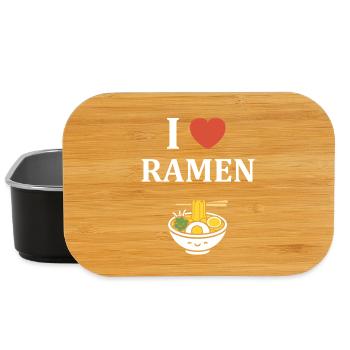 Ich liebe Ramen Bol - Lunch Box - Schwarz - Vorne