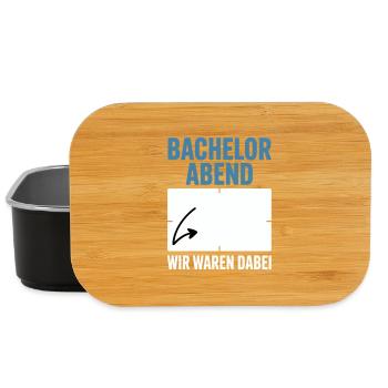 Junggesellenabschied JGA Bachelor Gästebuch - Lunch Box - Schwarz - Vorne