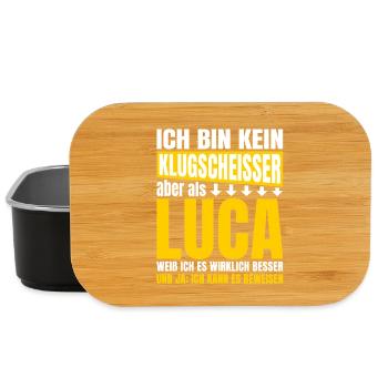 Luca Klugscheißer - Lunch Box - Schwarz - Vorne