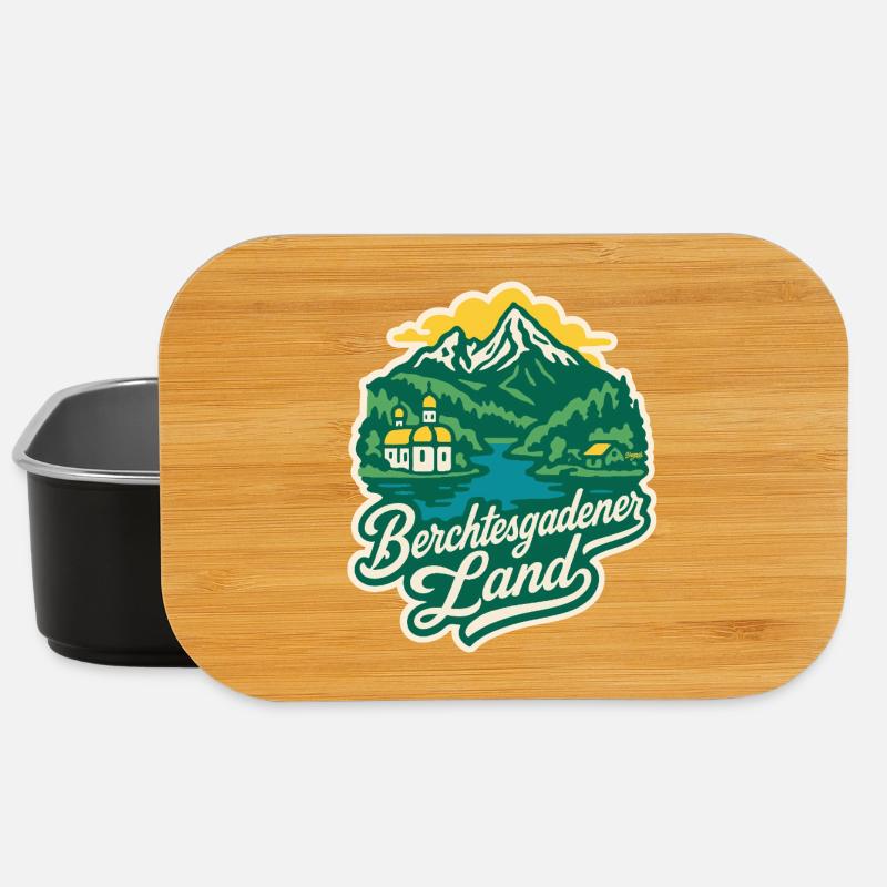 Berchtesgadener Land Bayern - Lunch Box - Schwarz