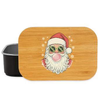 Gomme à mâcher du Père Noël - Boîte à goûter - noir - Devant