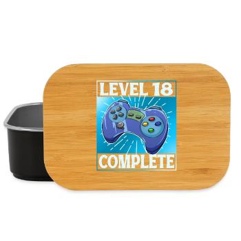 Level 18 Complete - Lunch Box - Schwarz - Vorne