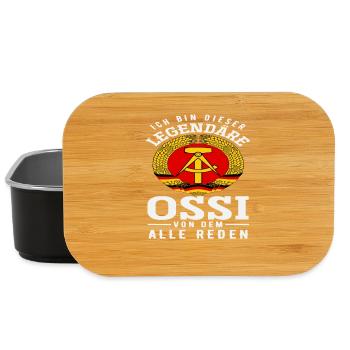 L’Ossi légendaire dont tout le monde parle Dire que la RDA est fière - Boîte à goûter - noir - Devant