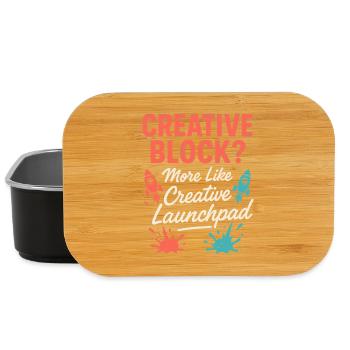 Kreative Denkweise, Künstlerhumor, Mehr Chaos - Lunch Box - Schwarz - Vorne