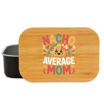 Nacho Durchschnittliche Mama Lustig - Lunch Box - Schwarz - Vorne