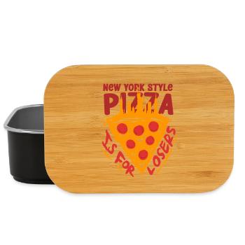 Plat profond Pizza Chicargo - Boîte à goûter - noir - Devant