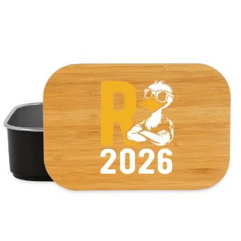 Cartoon Pension 2026 - Retraite - Pension - Boîte à goûter - noir - Devant
