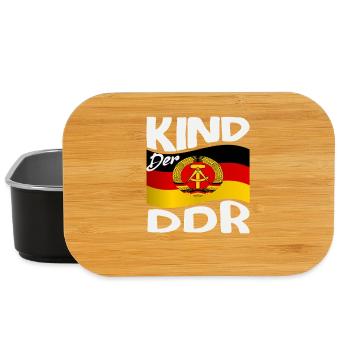 Ossi Spruch Kind Der DDR Stolz - Lunch Box - Schwarz - Vorne