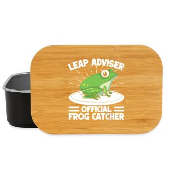 Frog Catcher Leap Adviser Frog - Lunch Box - black - Front