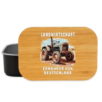 AGRICULTURE BREADWINNER OF GERMANY - Lunch Box - black - Front