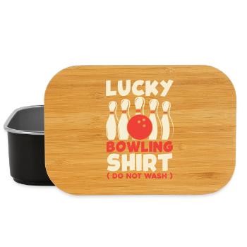 Happy Bowling Shirt Don't Wash - Lunch Box - black - Front